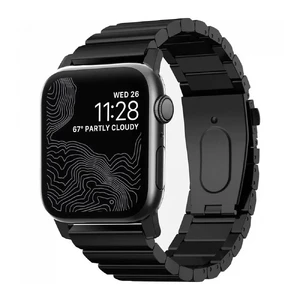 Металевий ремінець Nomad Steel Band Black для Apple Watch Ultra 49mm | 45mm | 44mm | 42mm