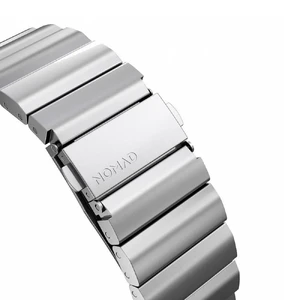 Металевий ремінець Nomad Steel Band Silver для Apple Watch Ultra 49mm | 45mm | 44mm | 42mm - Фото 5