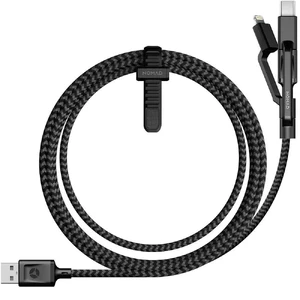 Універсальний кабель Nomad Universal Cable USB to Lightning | Micro-USB | USB Type-C 1.5m