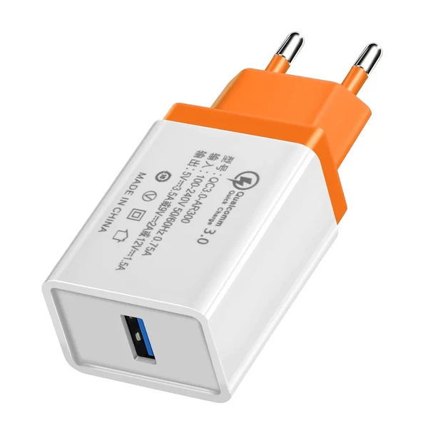 Зарядний пристрій iLoungeMax Olaf Qualcomm Quick Charge 3.0 Orange