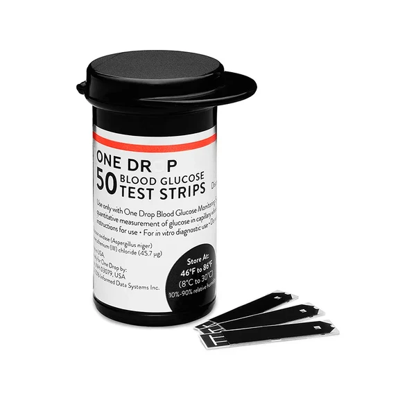 Тест-смужки для глюкометра One Drop Chrome Blood Glucose Monitoring Kit (50 шт)