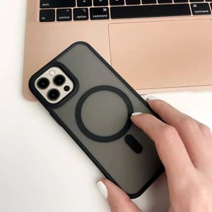 Чехол oneLounge 1Mag Pro MagSafe Black для iPhone 12 | 12 Pro - Фото 9