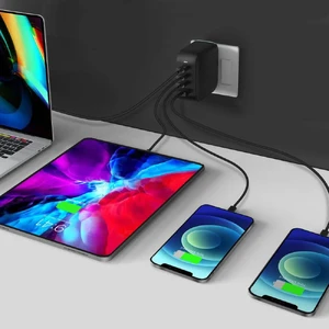 Швидка зарядка oneLounge 1Power GaN 100W 3xUSB-C + USB-A для MacBook | iPhone | iPad - Фото 3