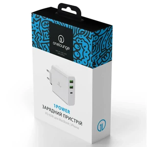 Зарядное устройство oneLounge 1Power PD 65W для MacBook | iPhone - Фото 6