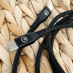 Плетений кабель USB-C to Lightning для iPhone / iPad / iPod | oneLounge 1Power (1.2 m) - Фото 3