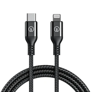 Плетений кабель USB-C to Lightning для iPhone / iPad / iPod | oneLounge 1Power (1.2 m)