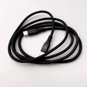 Плетеный кабель oneLounge 1Power USB-C to USB-C 60W (1.2 m) - Фото 3