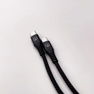 Плетеный кабель oneLounge 1Power USB-C to USB-C 60W (1.2 m) - Фото 4