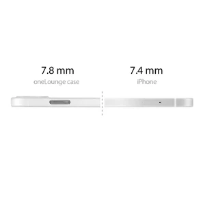 Супертонкий чохол oneLounge 1Thin 0.35mm Black для iPhone 13 - Фото 4