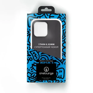 Супертонкий чехол oneLounge 1Thin 0.35mm Black для iPhone 13 Pro Max - Фото 18