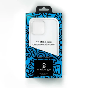 Супертонкий чехол oneLounge 1Thin 0.35mm White для iPhone 14 Pro Max - Фото 6