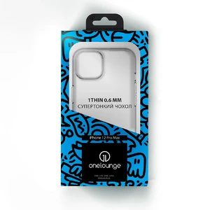 Прозрачный супертонкий чехол oneLounge 1Thin 0.6mm Clear для iPhone 12 Pro Max - Фото 2