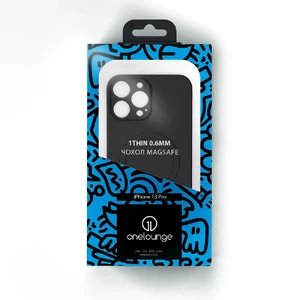 Супертонкий чохол oneLounge 1Thin 0.6mm MagSafe Black для iPhone 13 Pro - Фото 6