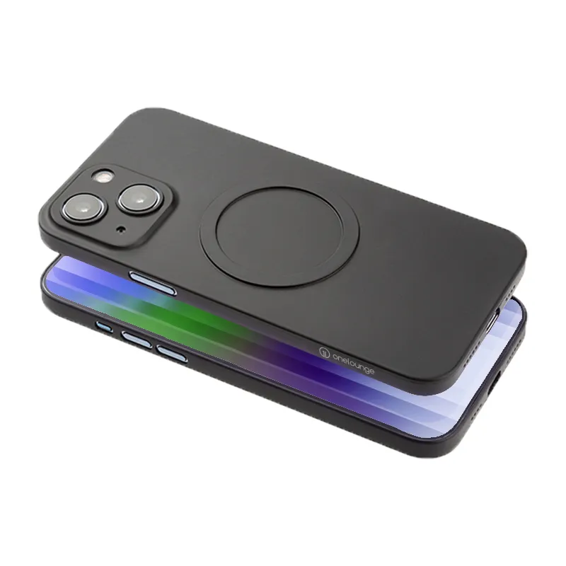 Супертонкий чохол oneLounge 1Thin 0.6mm MagSafe Black для iPhone 15 Plus