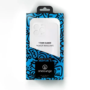 Супертонкий чехол oneLounge 1Thin 0.6mm MagSafe White для iPhone 14 Pro Max - Фото 4