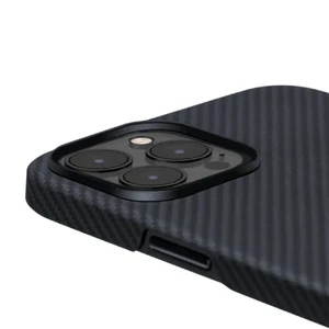 Карбоновий (кевлар) чохол oneLounge 1Thin Aramid MagSafe для iPhone 13 - Фото 2