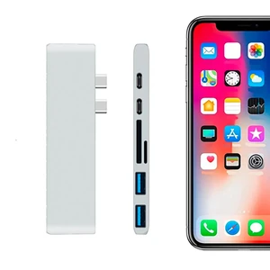 Хаб (адаптер) iLoungeMax 7-in-1 USB-C PD HDMI 4K30Hz для MacBook Silver - Фото 2