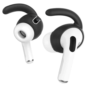 Силіконові накладки для AirPods Pro iLoungeMax AhaStyle Ear Hooks Black  - Фото 1