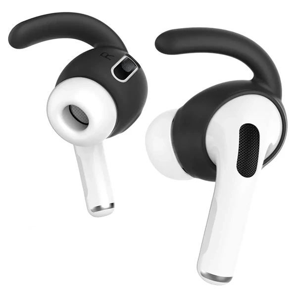 Силіконові накладки для AirPods Pro iLoungeMax AhaStyle Ear Hooks Black