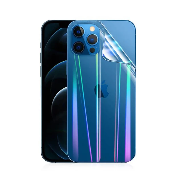 Задня захисна гідрогелева плівка з градієнтом iLoungeMax Hydrogel Film Aurora для iPhone 12 Pro Max