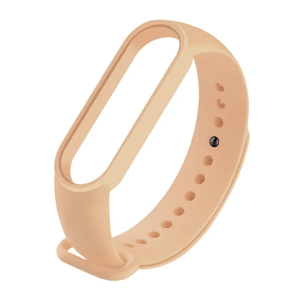 Бежевий силіконовий ремінець iLoungeMax для Xiaomi Mi Band 5 | 6