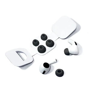 Силіконові амбушури iLoungeMax Black для AirPods Pro (S | M | L)