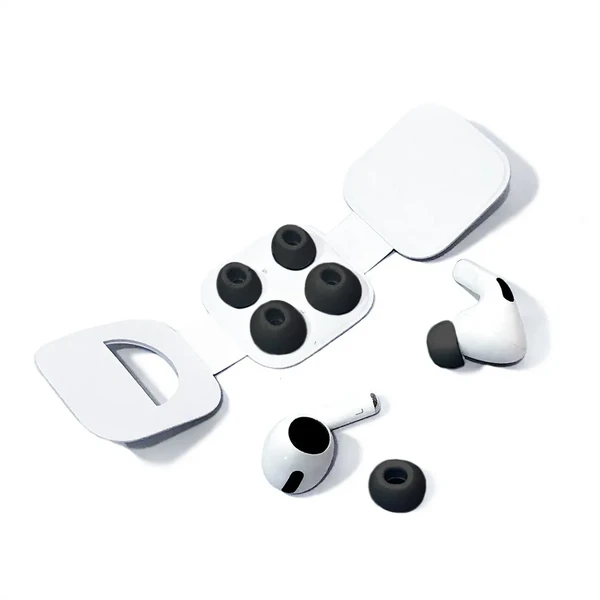Силіконові амбушури iLoungeMax Black для AirPods Pro (S | M | L)
