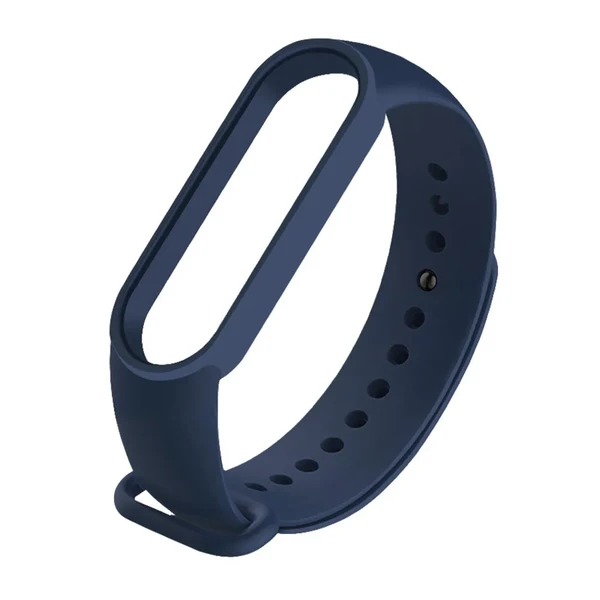 Синій силіконовий ремінець iLoungeMax для Xiaomi Mi Band 5 | 6