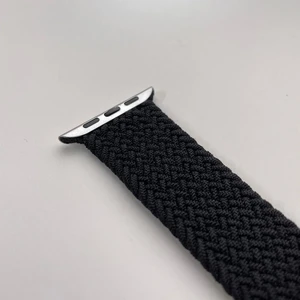 Плетеный монобраслет iLoungeMax Braided Solo Loop Charcoal Black для Apple Watch Ultra 49mm | 45mm | 44mm | 42mm Size L OEM - Фото 5