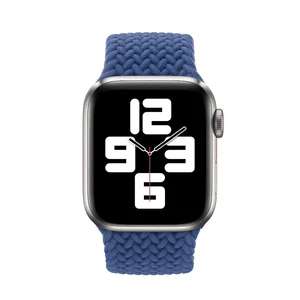 Плетений монобраслет iLoungeMax Braided Solo Loop Atlantic Blue для Apple Watch Ultra 49mm | 45mm | 44mm | 42mm Size M OEM - Фото 2