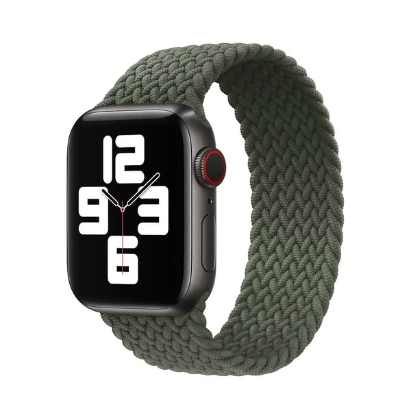 Плетеный монобраслет iLoungeMax Braided Solo Loop Inverness Green для Apple Watch 41mm | 40mm | 38mm Size M OEM в Тернополе