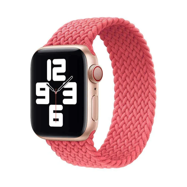 Плетеный монобраслет iLoungeMax Braided Solo Loop Pink для Apple Watch 41mm | 40mm | 38mm Size S OEM