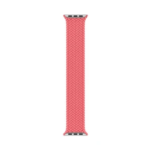 Плетеный монобраслет iLoungeMax Braided Solo Loop Pink для Apple Watch 41mm | 40mm | 38mm Size S OEM - Фото 3