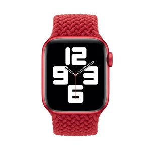 Плетеный монобраслет iLoungeMax Braided Solo Loop Red для Apple Watch 41mm | 40mm | 38mm Size M OEM - Фото 2