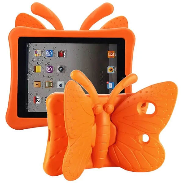 Дитячий чохол iLoungeMax Cartoon Butterfly Orange для Apple iPad Apple iPad 9 | 8 | 7 10.2" (2021 | 2020 | 2019) | Air 3 10.5" | Pro 10.5 "