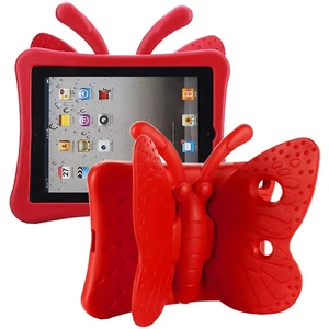 Детский чехол iLoungeMax Cartoon Butterfly Red для Apple iPad 9 | 8 | 7 10.2" (2021 | 2020 | 2019) | Air 3 10.5" | Pro 10.5"  - Фото 1