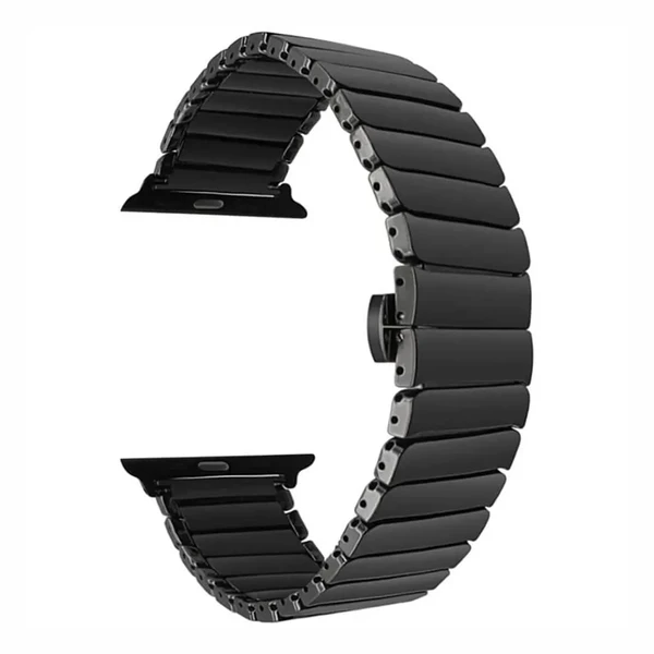 Керамічний ремінець iLoungeMax Ceramic Band Strap Black для Apple Watch 41mm | 40mm | 38mm