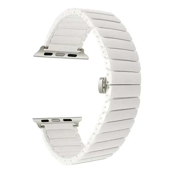 Керамічний ремінець iLoungeMax Ceramic Band Strap White для Apple Watch 41mm | 40mm | 38mm
