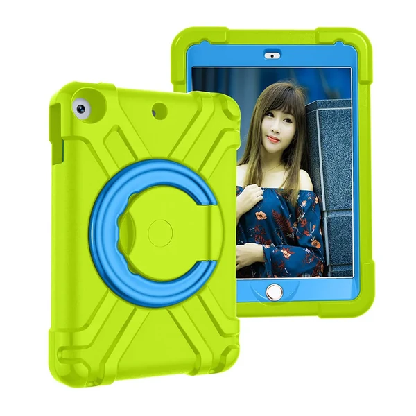 Детский противоударный чехол iLoungeMax Children Case 360 Green | Blue для iPad 9.7 (2018 | 2017) | Air 2 | Air