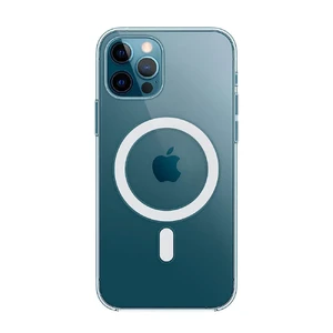 Прозрачный силиконовый чехол iLoungeMax Clear Case MagSafe для iPhone 12 Pro Max OEM  - Фото 1