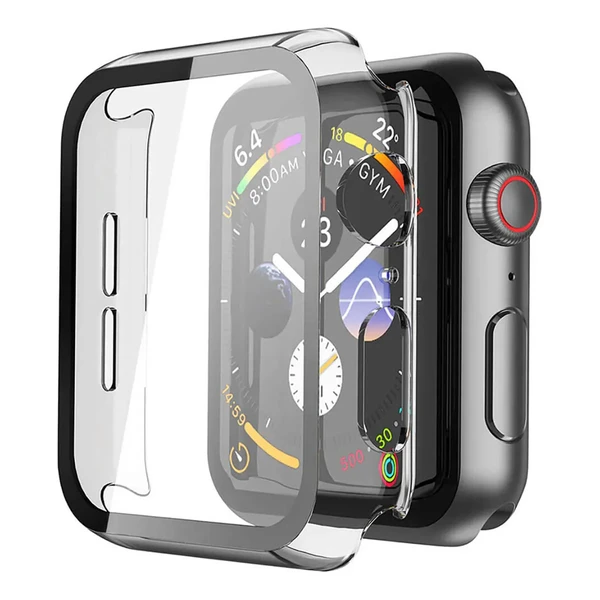 Прозорий чохол з захисним склом iLoungeMax Clear Premium Case PC+Glass для Apple Watch 40mm
