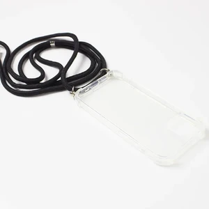 Прозорий чохол на шнурку iLoungeMax Crossbody Case Soft TPU Clear для iPhone 12 mini - Фото 4