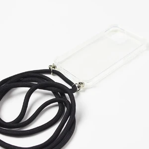 Прозорий чохол на шнурку iLoungeMax Crossbody Case Soft TPU Clear для iPhone 12 mini - Фото 3