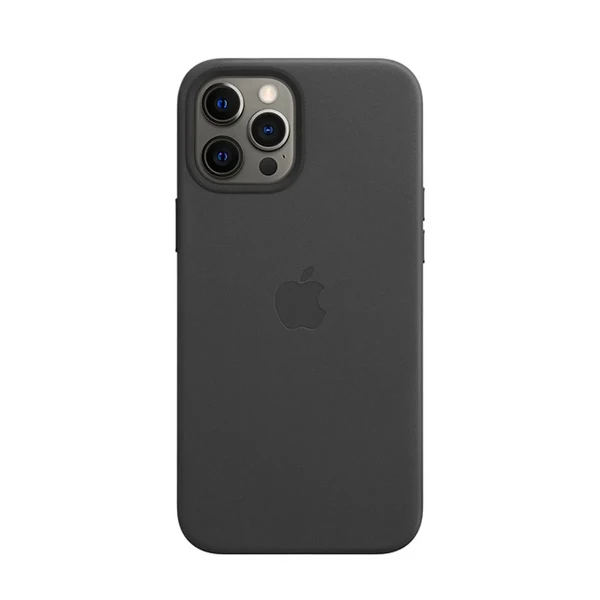 Шкіряний чохол iLoungeMax Genuine Leather Case MagSafe Black для iPhone 12 Pro Max ОЕМ в Ужгороді
