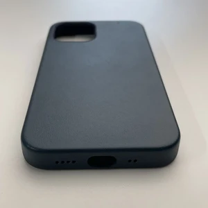 Шкіряний чохол iLoungeMax Genuine Leather Case MagSafe Blue Lake для iPhone 12 mini ОЕМ - Фото 5