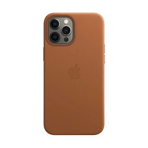 Кожаный чехол iLoungeMax Genuine Leather Case MagSafe Saddle Brown для iPhone 12 Pro Max ОЕМ  - Фото 1