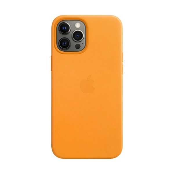 Кожаный чехол iLoungeMax Genuine Leather Case MagSafe California Poppy для iPhone 12 | 12 Pro ОЕМ в Хмельницком
