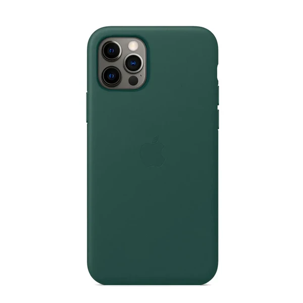 Кожаный чехол iLoungeMax Genuine Leather Case MagSafe Pine Green для iPhone 12 | 12 Pro ОЕМ в Хмельницком