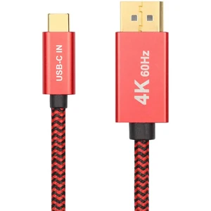 Кабель-перехідник iLoungeMax High Quality Braided USB Type-C to DisplayPort 4K 60Hz 1.8m - Фото 4