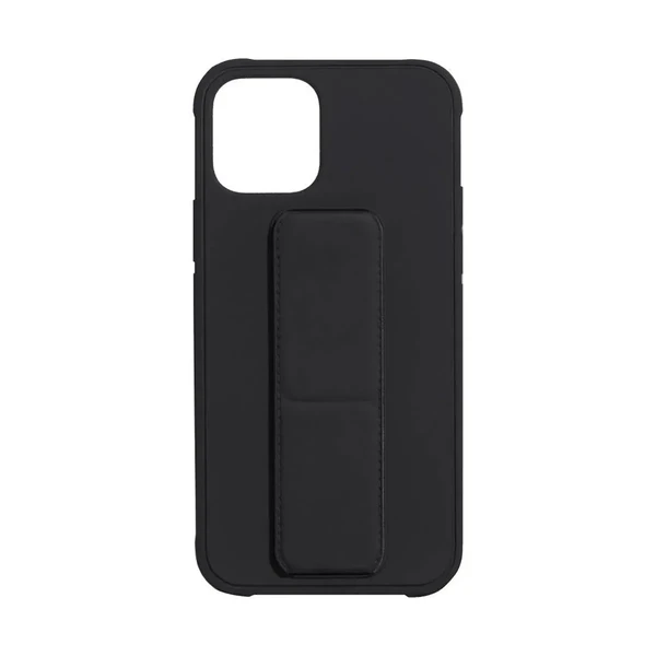Чорний чохол-підставка з тримачем iLoungeMax Case-Stand для iPhone 12 mini